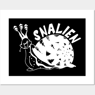 snalien alien snail Posters and Art